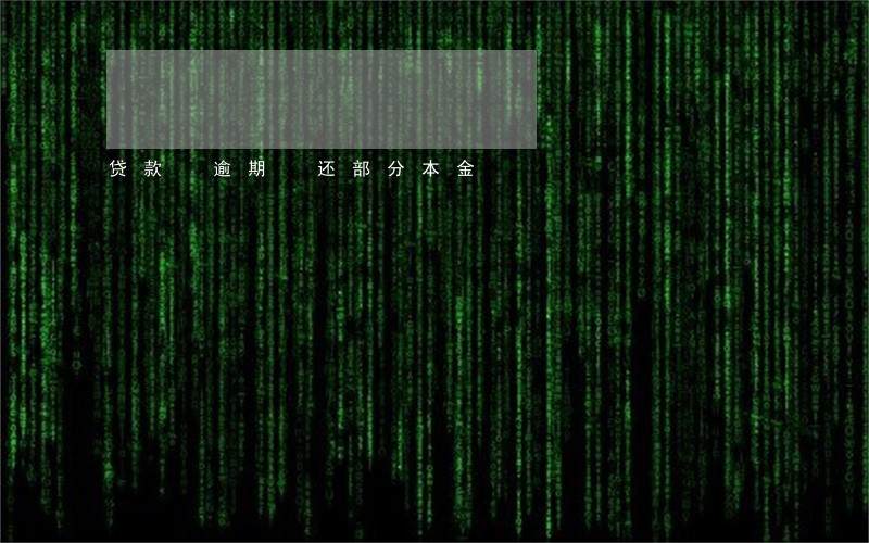 贷款 逾期 还部分本金 贷款 逾期 还部分本金